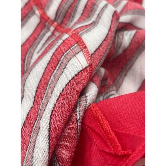 Michael Michael Kors Plus Size Zebra Midi Dress, Geranium, 2X - Picture 12 of 12